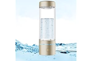 OTIGA Generatore di Idrogenata,Ionizzatore Generatore di Acqua alcalina a Idrogeno con Tecnologia SPE e PEM,Portatile Bottiglia d'acqua Idrogeno,Fino a 4500PPB,Ricco di Idrogeno Acqua Ioni Generatore