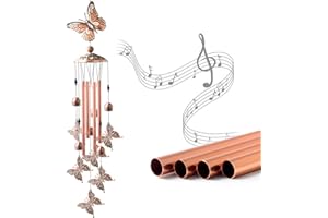‎JIAUFU JIAUFU Schmetterling windspiele für draußen hängend,Geschenke für Frau, Mom, Oma, Windspiele für Garten deko draußen, Hof, Terrasse und Heimdekoration, Rasengarten -Dekoration