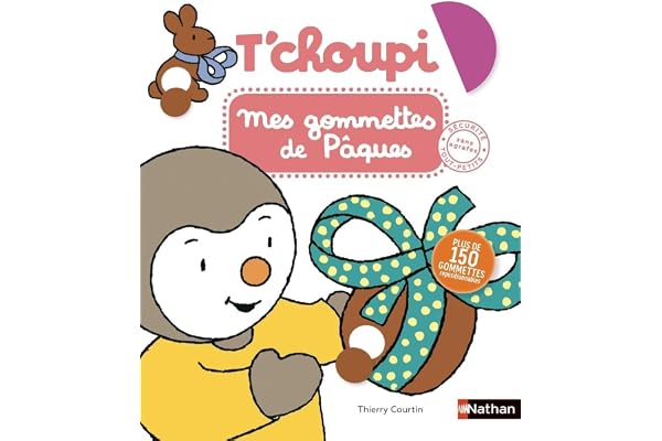 T'choupi mes gommettes de Pâques - Plus de 150 gommettes repositionnables ! - Dès 2 ans