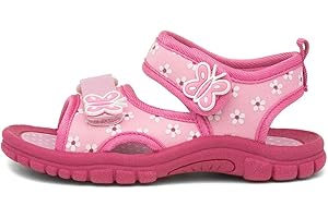 Walkright Girls Easy Fasten Pink Sandal