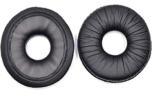 DEFEAN 2 Paar schwarze Ohrpolster für Technics RP-DJ1200 DJ 1200 DJ1210 DJ 1210 DJ-Kopfhörer