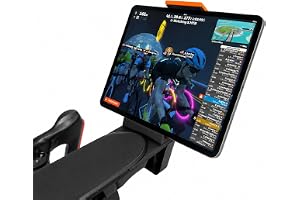 Surfplattehållare för Zwift Ride Bike, svart och orange, säkert klämfäste