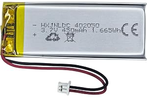 DC 3,7 V 450 mAh 402050 Uppladdningsbart litiumpolymerbatteri Lämpligt för att ersätta inbyggda 2-trådsbatterier i 3,7–5 V el
