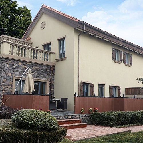 Songmics PVC Sichtschutzmatte 80 x 400 cm GPF084B - 2