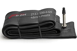 Fincci Camera d'aria 27.5 MTB - Cameras d'aria bici da corsa 27.5 x 1.95 x 2.00 x 2.1 x 2.125 pollici per Montagna Strada Bici MTB Ibrida Uomo Biciclettas - Valvola Interna Presta 48mm