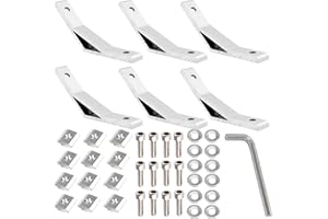 RHBHY Aluprofil Verbinder 20x20 135 Grad Winkelverbinder Befestigungsmaterial Innenwinkel Aluminium Profil Winkel Verbinder für Strebenprofil, 3D-Drucker, CNC-Router, DIY-Projekte (6 Stk) (2020 135 Grad)