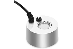 FITNATE Nebler nebulizzatore a ultrasuoni, nebulizzatore a ultrasuoni, nebulizzatore in metallo, 24 V, produttore di nebbia, Fogger per stagno, acquario, giardino, Halloween Pumpkin e strega, spina