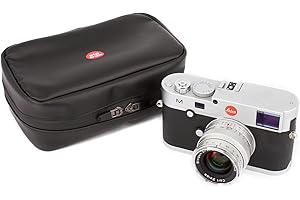 Pig Iron Luxury Camera Case to fit Leica M Camera and Lens. Compatible with Leica M11, M10, M240, M262, M9, M8, M7, M6, M5, M4, M3, M2. Summicron Rangefinder Pouch.