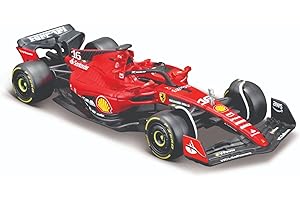 BBURAGO - Ferrari SF-23 Charles Leclerc #16 2023 - Modellino Realistico Auto in Scala 1:43, Guidata da Charles Leclerc, Licenza Ufficiale Ferrari, Età consigliata 3+ Anni