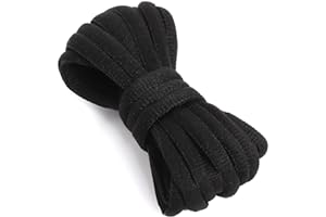 VSUDO Owalne buty sportowe sznurowadła – owalne sznurowadła do butów do biegania, koszykówki i trampek