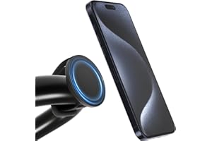 SINOTATO Handyhalterung für Magsafe für Fitness im Fitnessstudio, Fahrrad Handyhalterung Lenker Magnetisch Handy Fahrradhalterung für Fitnessgeräte, Kinderwagen, Einkaufswagen, Heimtrainer, Golfwagen (schwarz)