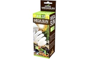 Reptiles-Planet Mega Sun UVB 2.0 Lampe, 13W, Weiß