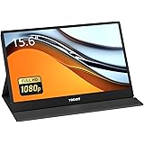Yodoit Monitor portatile 15,6" 1920 × 1080 Schermo monitor FHD 100% SRGB Display IPS con USB Tipo C Altoparlanti integrati Mo