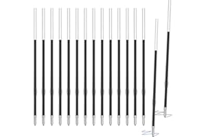 ‎ENLACE ENLACE Kugelschreiberminen Blau&Schwarz,60 Stück Kugelschreiber Ersatzminen,Einziehbare Stift Nachfüllungen 1,0mm Strichstärke,Kugelschreiberminen Schwarz 98mm Länge,Kunststoff Kugelschreiber Minen