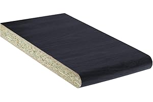 EUROCELL Anthracite Grey, 225mm 1.36m Long Laminate Window Board Cill Moisture-Resistant 23mm Chipboard UPVC Plastic Internal Sill Polyboard Duraboard