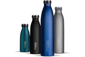 720°DGREE Borraccia termica 750 ml "milkyBottle" - Senza BPA, Prova di Perdite - Bottiglia acqua termiche in acciaio inox - Borracce perfetto per bevande calde, fredde, università, ufficio, all'aperto