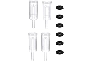 CHENKEE Gärung Luftschleusen Set,4 Stück Gärröhrchen Gärspund Craft Beer Luftschleusenblase zur Konservierung von Selbstgebrautem Wein Sauerkraut