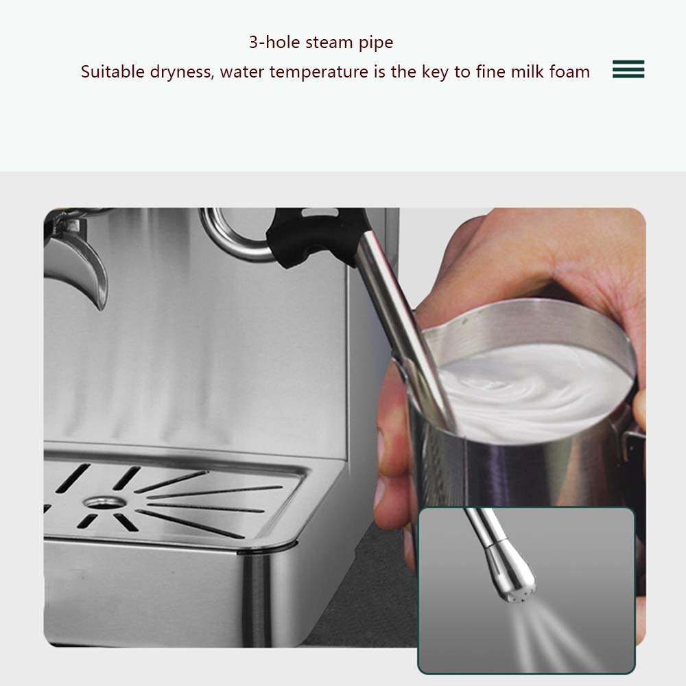 Ledu-Pumpe-Typ-Kaffeemaschine-1500W-15Bar-Edelstahl-3-in-1-Absaugkombination-Absaugkopf-Sieb-Griff-fr-spezielle-Kaffeemaschine