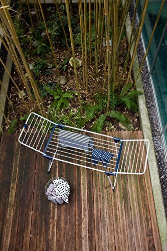 Gimi Genio Boden-Wäscheständer aus Stahl und Aluminium, 20 m Trockenlänge - 3