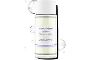 ‎AKNEDERM aknederm Tinktur sensitiv 50ml- sanfte porentiefe Hautreinigung & Desinfektion - reinigt besonders empfindliche unreine Haut porentief - Zink Gesichtswasser für trockene/sensible & unreine Haut