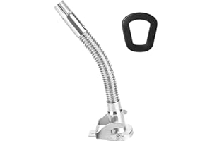 Bec Verseur Essence Jerrican en Métal, Bec Verseur pour de Bidons D'essence en Métal, Bec Flexible de Bidon de Carburant en Métal, Aciers Inoxydables Accessoires Auto, Gericanne D essence 5L/10L/20L