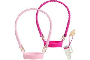 Incycall 2-pack vattenflaska handtag – mjuk silikonvattenflaska hållare, slinga, snodd passar de flesta 8–40 oz vattenflaskor