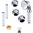 Sweet seven 3-Mode High-Pressure Handheld Showerhead with PP Cotton Filter & Ionic Stones - Water Saving Filtered Shower Head for Refreshing Showers