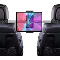 Support Tablette Voiture LYFPOOM Pour Appuie-tête - Bras Flexible, Pivotant 180° - Compatible 6 à 15,6 Pouces