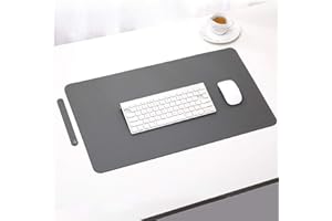 ESCOCO Alfombrilla de escritorio multifuncional, alfombrilla de escritorio de oficina, 60 x 40 cm, alfombrilla de mouse ultrafina, impermeable, alfombrilla de escritorio para laptop, alfombrilla de
