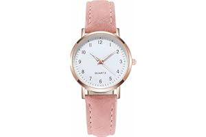 Routefuture Montre Femme Pas Cher, Montres Femmes Bracelet en PU Cuir Montres à Quartz de Vintage Chic Montre-Bracelet Créative Cadeau pour Femmes Filles Ado Dames #01594