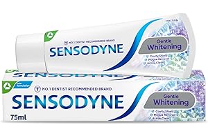 Sensodyne Toothpaste Sensitive Daily Care, Gentle Teeth Whitening Toothpaste for Everyday Care, 75ml