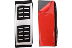 YALIYA Fußstütze Pedale Abde Für Skoda Für Scala 2019-2021 Für Fabia Edelstahl Auto Accelerator Bremse Fußstütze Pedal Abdeckung Accelerator Bremse Pedale (Größe : Rest)