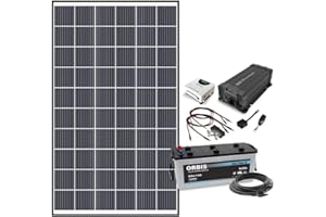 BASBA Stand Alone Solar System PV system 1000 W AC / Panel, Battery Charge Controller, Sine Wave Inverter