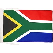 AZ FLAG Zuid-Afrika Body Flag – 3x5 Ft, 100% Polyester, Met Capuchon En Mouwen, Felle Kleuren, Voor Fans En Evenementen