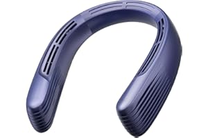 SMARTDEVIL Hands Free Portable Neck Fan, 4000mAh Rechargeable Bladeless Neck Fan, Persoanl Wearable Fan with Upgraded Air Volume, 3 Speeds, 360° Cooling, for Travel, Outdoor, Working