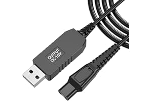 15V Charger Cable for Philips Series 3000 5000, Ancable USB Charging Cable for Philips 3000 5000 7000 Series Norelco HQ8505 mg7750 mg7790 Electric Shaver Razor,Aquatec,Arcitec,Multigroom Beard Trimmer