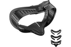 AMVR Face Cover Pad Interfaz Facial Compatible con Meta/Oculus Quest 3S Accesorios, Manténgase Fresco, reduzca el empañamiento de Las Lentes, la circulación del Aire