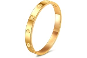 Purhole Armreif Gold Armband, Klassisch Diamanten Schmuck Damen Armband Armreifen Gold, [SERPENTI VIPER Dupes] Schmuck Geschenk für freund Mama Tochter Ehefrau/Weihnachten Jahrestag Geburtstag …