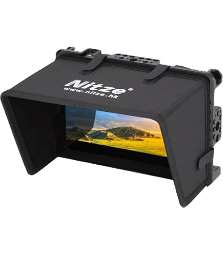 Protection D'écran Verre Hybride BROTEC Pour SmallHD Indie 5 - Anti-rayures 9H, Anti-empreintes - Installation Sans Bulles