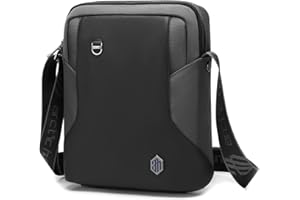 BAIGIO Borsello Uomo Borsa Tracolla Uomo con Vano Tavoletta Impermeabile Borsa Messenger per Viaggio Sport Lavoro
