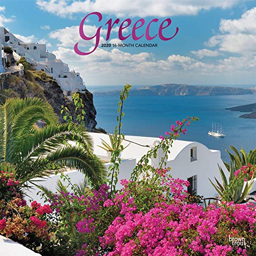 Téléchargement gratuit de livres audio Greece 2020 Calendar: Foil Stamped Cover by author RTF MOBI 1975412478