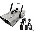 DaBeatz 1200W Fog Machine with Wired Remote | Portable Smoke Machine for Parties, Stage, Weddings, Diwali | High Output Fogger | Professional Smoke Maker (Silver)