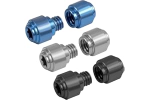 SAVITA 3 Jeux Boutons de Pouce, Vis en Titane Goujons de Pouce de Rechange Vis à Lame de Poche pour Benchmade 535 Bugout (3 Couleurs)