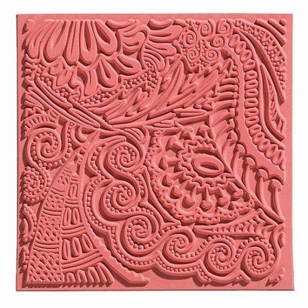 efco 9500502 Texturmatte, Naturkautschuk, 9 x 9 x 0,3 cm, braun