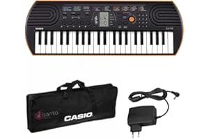 GENERICO KIT tastiera SA-76 Casio + Borsa + Alimentatore By Disantomusica, Moderno