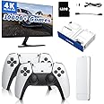Retro Console M15 Handheld Game Console with 128GB Card 30000+ Game, 23 Emulator Compatible, 2 Wireless Controllers, HDMI Output, Retro Video Games Game Console Stick for Boys Adults