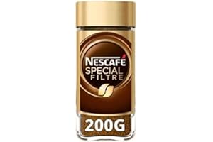 Nescafé SPECIAL FILTRE RECETTE ORIGINALE DE RETOUR, Granulée Café Soluble, Flacon de 200g