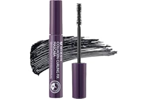 ‎MIZON MIZON COLLAGEN CURLING FIX MASCARA (6ml) KBeauty - Lang anhaltende Wimperntusche, nicht verschmiert, Volumen-Wimperntusche, Kollagen-Wimperntusche