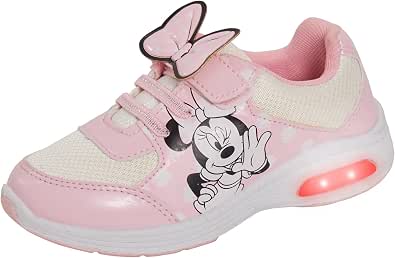 Disney Minnie Mouse - Scarpe da ginnastica per bambini, con chiusura a LED,  lampeggiante : Amazon.it: Scarpe e borse