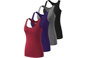Vislivin Workout Tank Tops for Women Yoga Racerback Tank Activewear Sleeveless Tops
